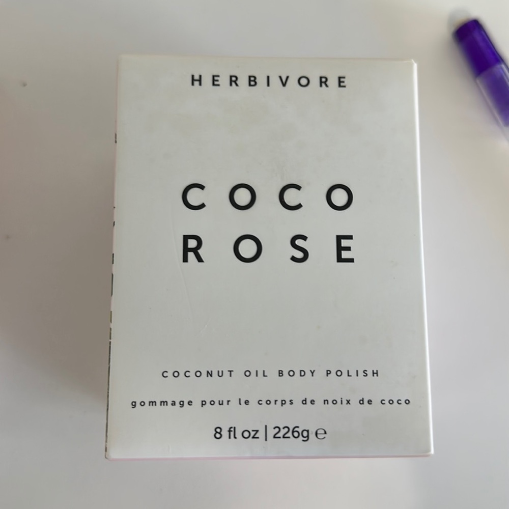 Herbivore coco rose oil body polisher
